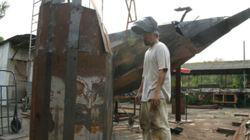 2006  International Steel/Iron Sculpture. Kao-hsiung Taiwan  sculpture camp time:10-26 November 2006
